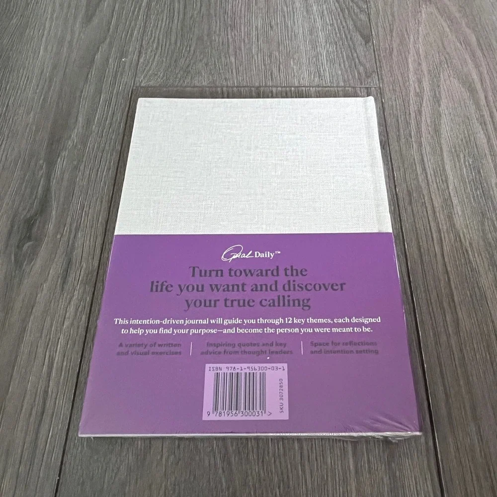 Oprah Daily The Life You Want Finding Your Purpose Journal Purple White New